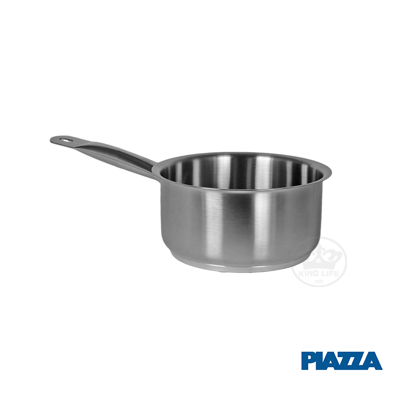 義大利PIAZZA 不鏽鋼單柄中佐料鍋 24 X10CM 
