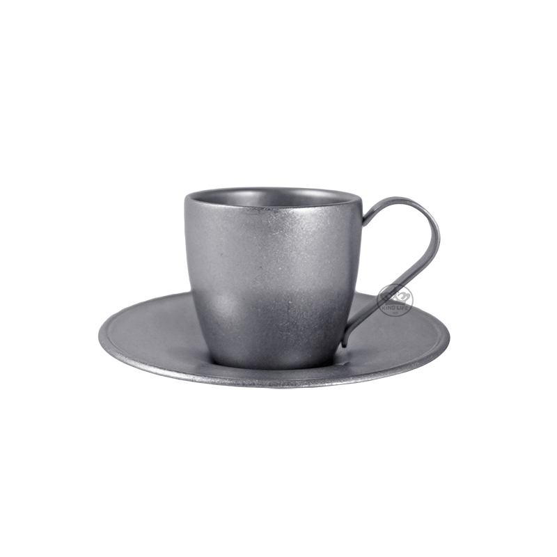 日本仿舊雙層不鏽鋼(18-8)咖啡杯組160ML