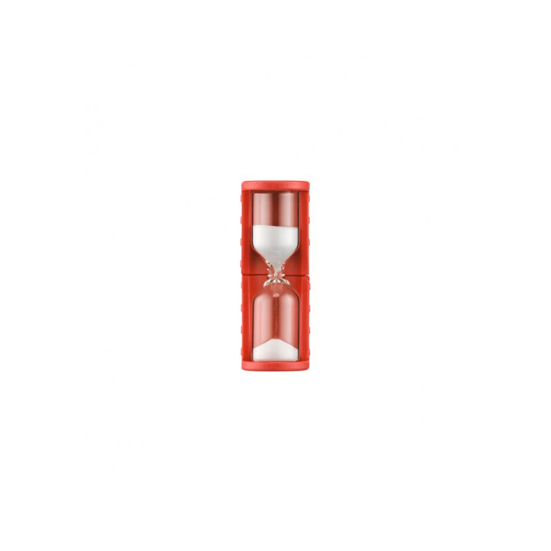 BISTRO濾壓壺四分鐘小沙漏-紅色(葡萄牙製)