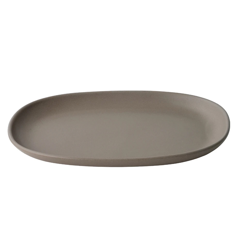NEST長型餐盤31.5cm-棕