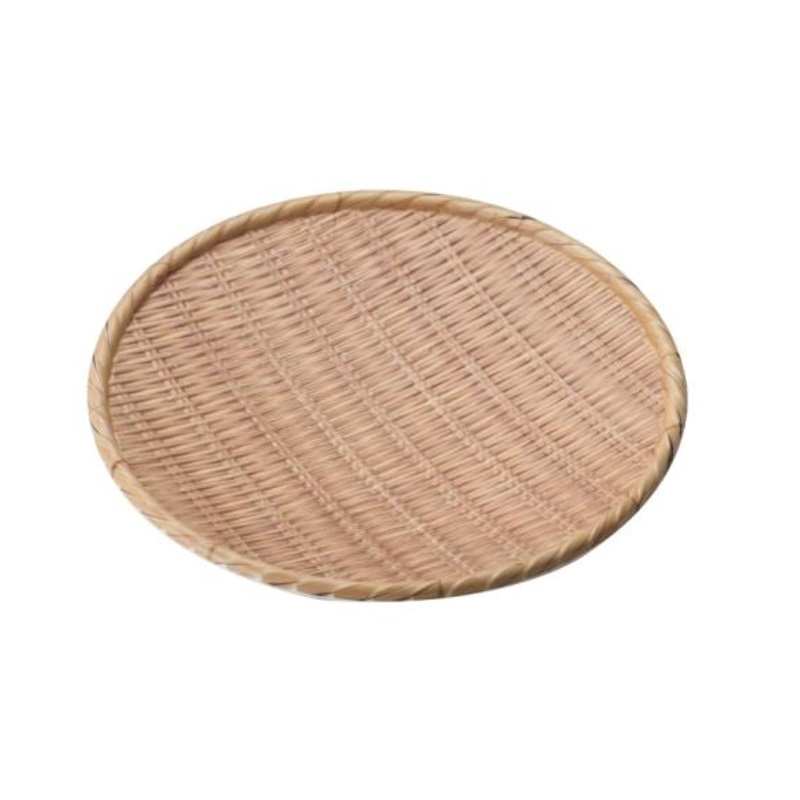 竹豐14吋圓形編織盤 