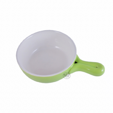 耐熱陶瓷單柄鍋(綠色)