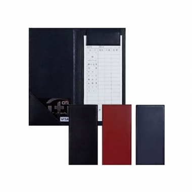 TW系列-素色百搭-磁鐵帳單本(大)-深藍