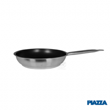 義大利PIAZZA 不鏽鋼單柄煎鍋 (不沾塗層)28X5.5CM