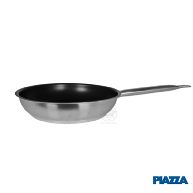 義大利PIAZZA 不鏽鋼單柄煎鍋 (不沾塗層)32X6CM