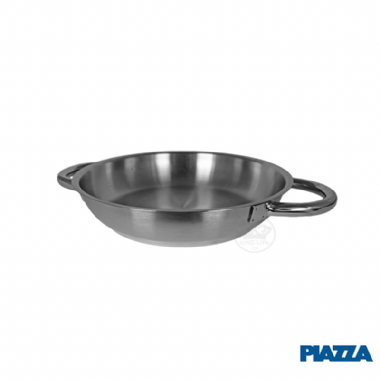 義大利PIAZZA 不鏽鋼雙耳煎鍋 40X6.5CM