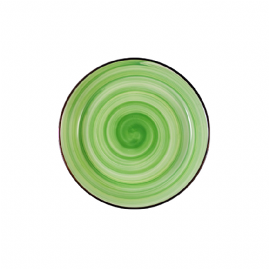 ETF手繪綠彩料理深盤