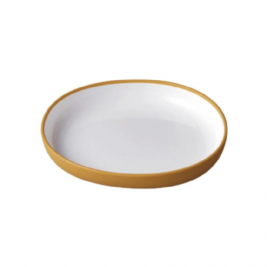 BONBO餐盤17cm-粉黃-W170 x D160 x H26 mm