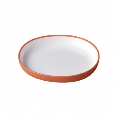 BONBO餐盤17cm-粉橘-W170 x D160 x H26 mm