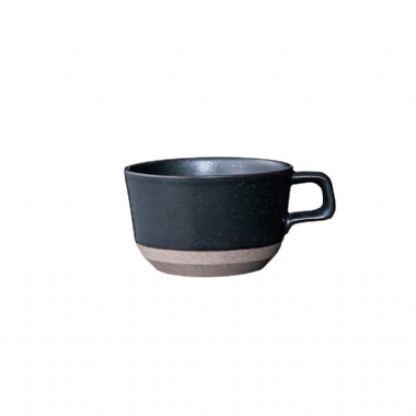 Ceramic LAB 寬口馬克杯 400ml-黑(日本製)