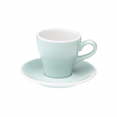 Coffee Pro-Tulip 卡布奇諾咖啡杯盤組180ml (湖水藍)