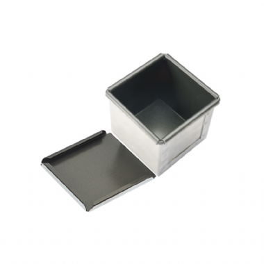 正方型鍍鋁土司盒(不沾) 內徑80*80*80mm