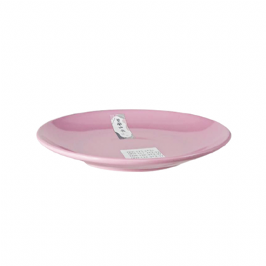 圓形果盤 單色甜粉紅 20.3x2.2cm