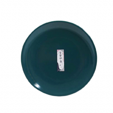 M008圓形果盤-莫蘭迪霧綠 20.3*2.2