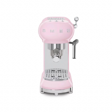 義大利SMEG義式咖啡機-粉紅色