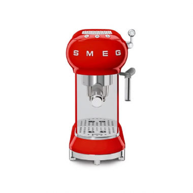 義大利SMEG義式咖啡機-魅惑紅