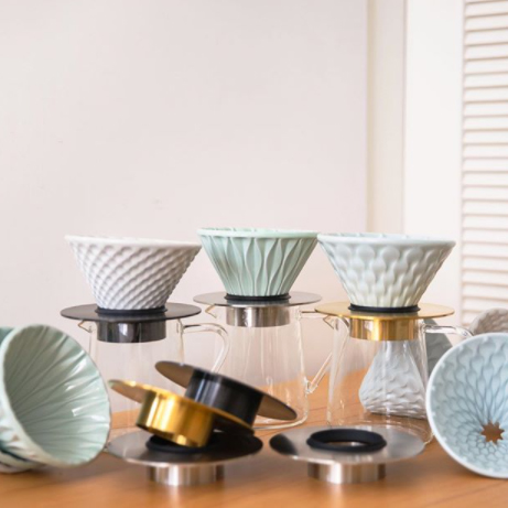 陶瓷咖啡濾杯(1-4杯)-青瓷綠(清爽)