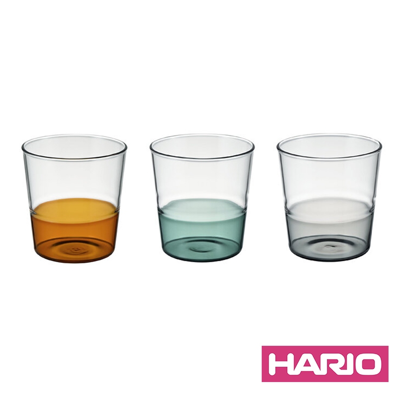 Hario 半影透光玻璃杯(橄欖綠)-360ml