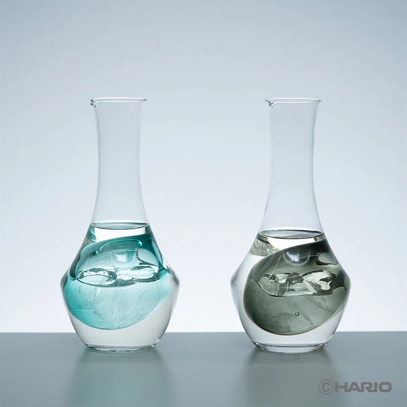 Hario 手工森韻清酒冷酒瓶(灰)