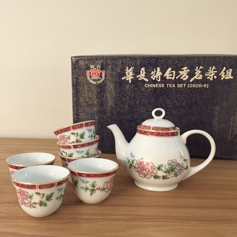大同早期 特白 華夏茶器組 0523