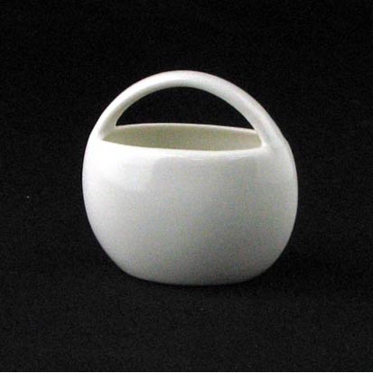 大同磁器 象牙強化 牙簽籃 S001(5.8x3.6xH5.8cm)