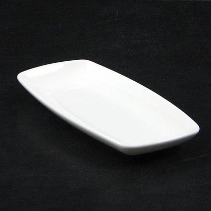 大同磁器 象牙強化 5吋長方皿 S001(14.2x7.2xH2.2cm)
