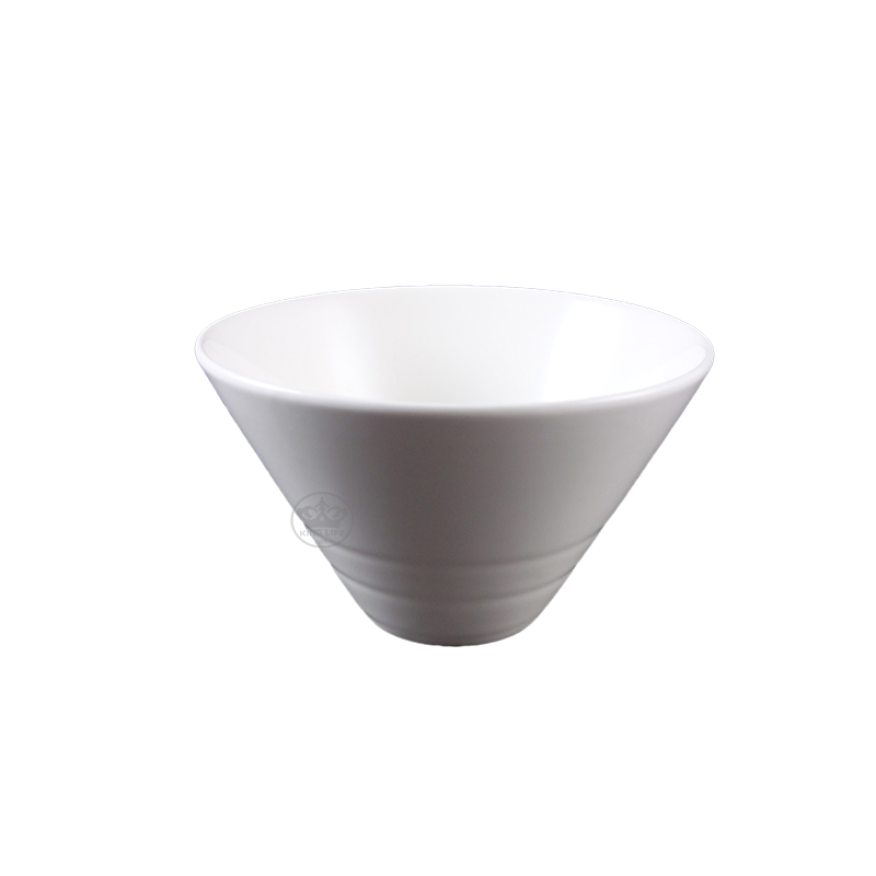 大同磁器 象牙強化 日式尖底碗 S001(13.2x13.2xH8cm)
