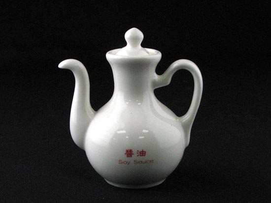 大同磁器 象牙強化 醬油瓶  S001(9.2x6.6x10cm/110cc)