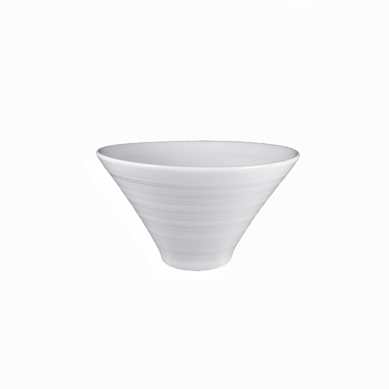 大同磁器 象牙強化 圓錐碗 S001(19x19xH10.8cm)