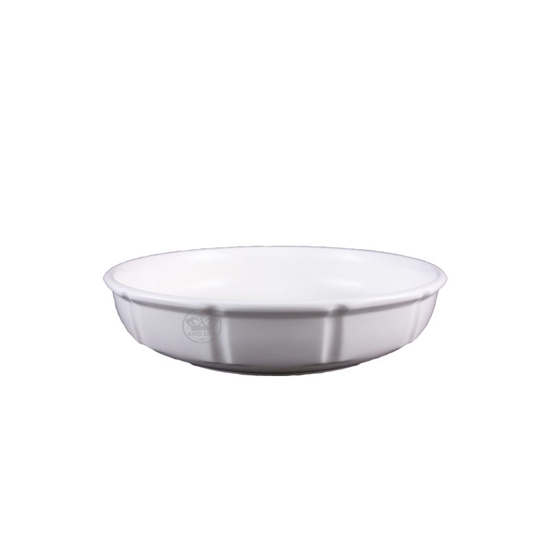 大同磁器 象牙強化 8 吋水皿 S001(20.6x20.6xH5.4cm)