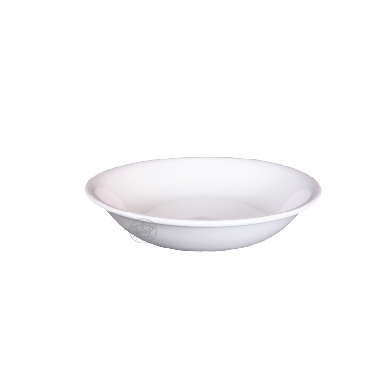 大同磁器 象牙強化 沙拉碗 S001(14x14xH4cm)