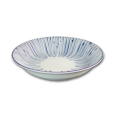 大同磁器 象牙強化 7.5 沙拉碗 149 線條(19.3x19.3xH6.5cm)