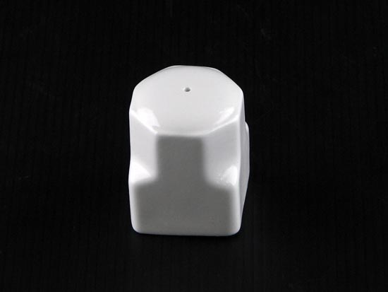 大同磁器 象牙強化 八角鹽罐(1孔) S001(4x4xH5.1cm)