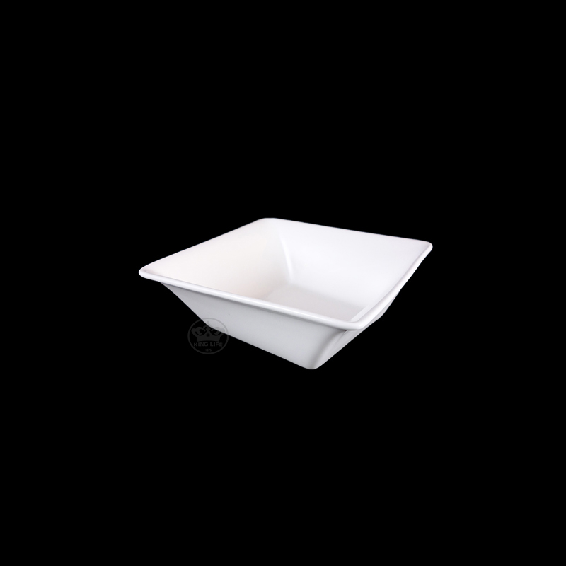 大同磁器 象牙強化 方井小缽 S001(10.5x10.5xH4.5cm)