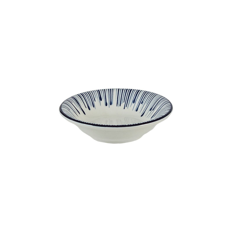 大同磁器 象牙強化 5吋小碟 149 線條(11.3x11.3xH3cm)
