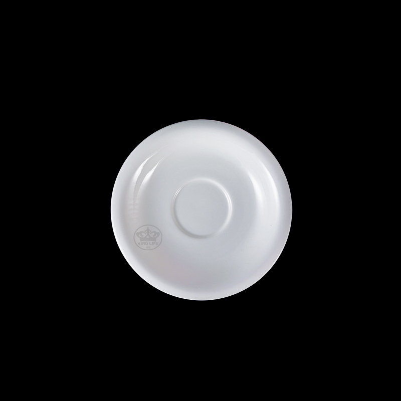大同磁器 象牙強化 賓咖啡皿 S001(14.3x14.3xH2.5cm)