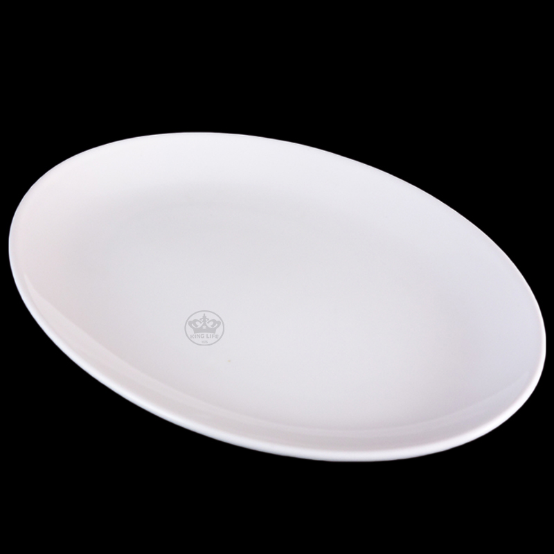 大同磁器 象牙強化 12型 16吋長皿 S001(42x32xH3cm)