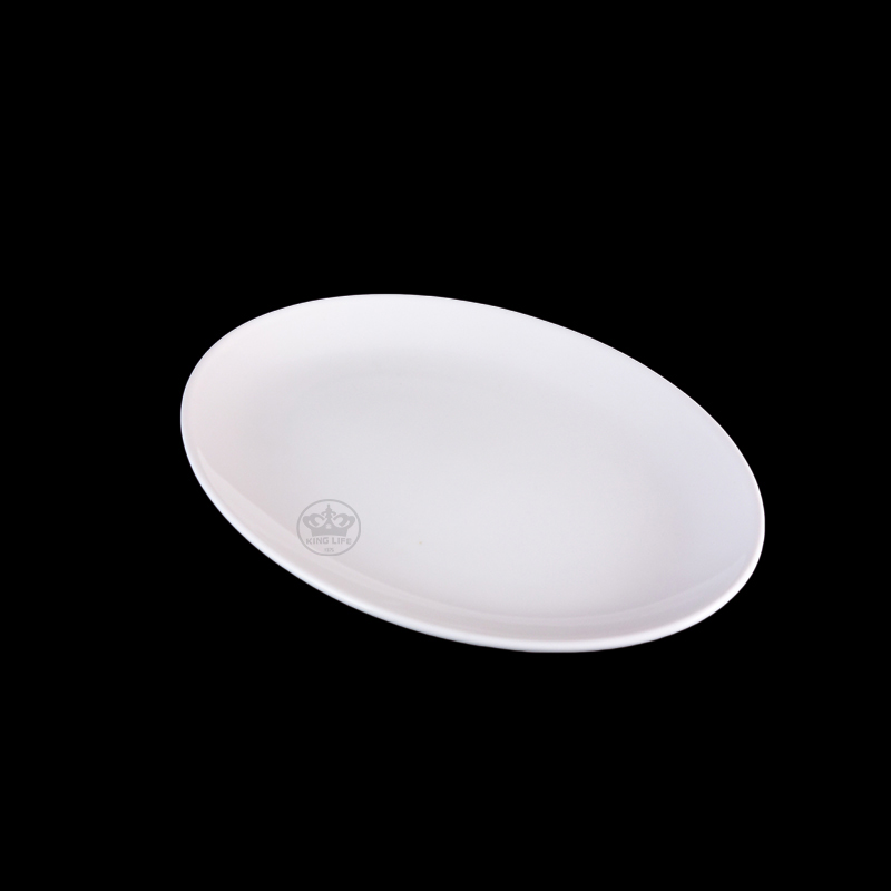 大同磁器 象牙強化 12型 9吋長皿 S001(24x17.5xH2.5cm)
