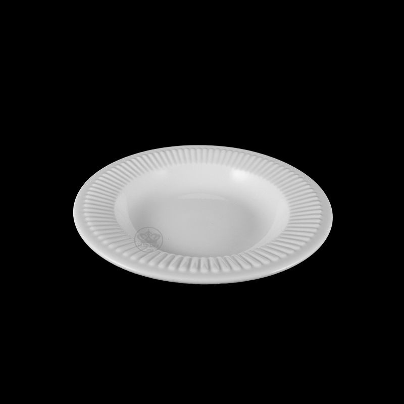 大同磁器 象牙強化 17型7吋湯皿 S001(17.7x17.7xH3.3cm)