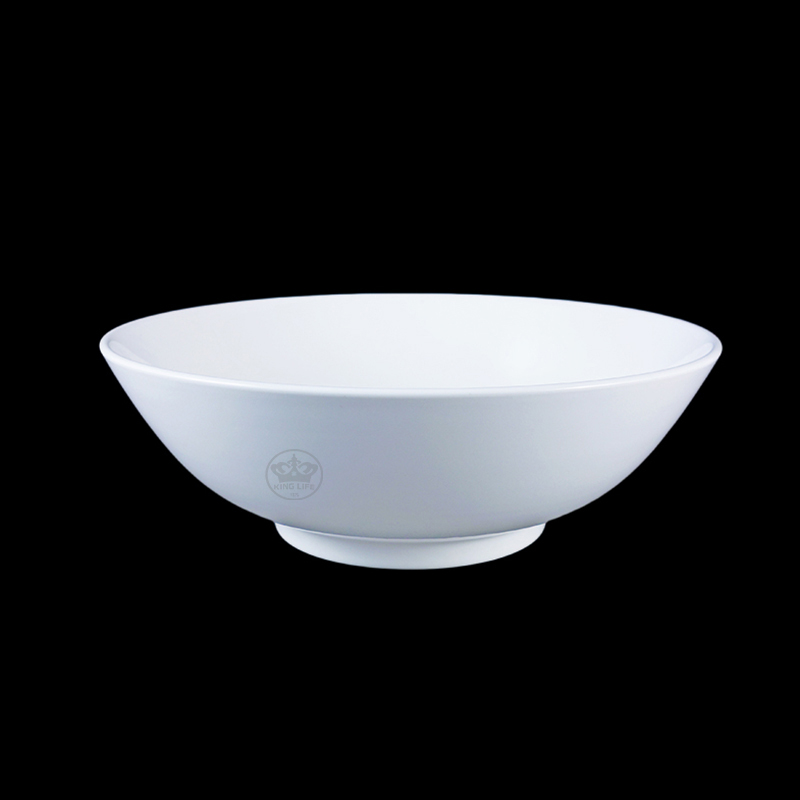 大同磁器 象牙強化 8.5 腰張井 S001(23.7x23.7xH8.2cm/1700cc)