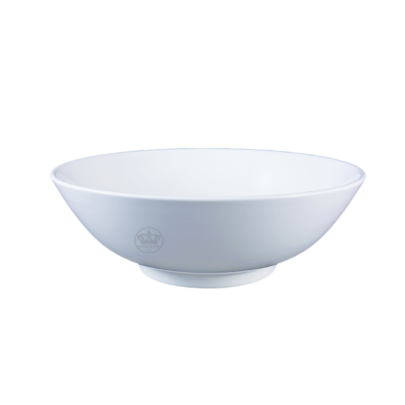 大同磁器 象牙強化 8.5 腰張井 S001(23.7x23.7xH8.2cm/1700cc)