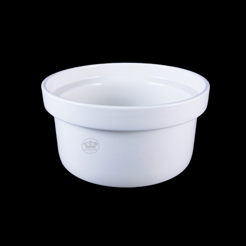 大同磁器 象牙強化 5.5寸如意盅(身) S001(16.5x16.5xH9cm/1100cc)