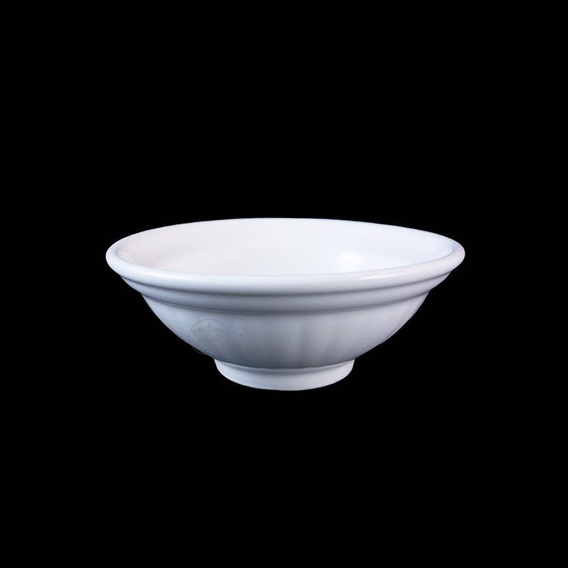 大同磁器 象牙強化 4.5寸天井(淺) S001(2)(13x13xH5cm)