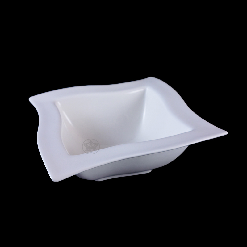 大同磁器 象牙強化 旋形寬邊碗公 S001(27.7x27.7xH7.7cm)