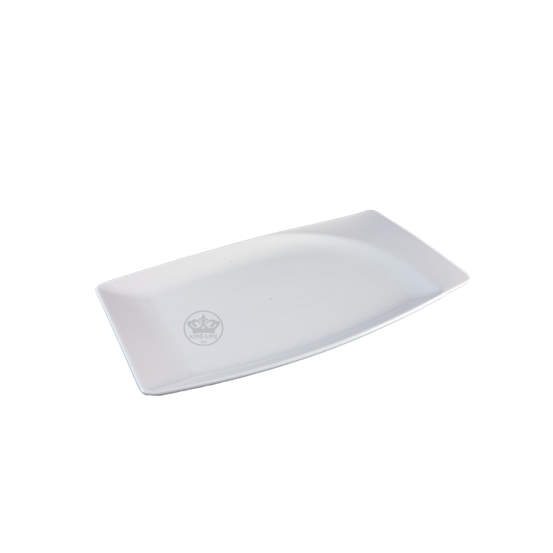 大同磁器 象牙強化 29型10吋長盤 S001(26x16.7xH2.3cm)