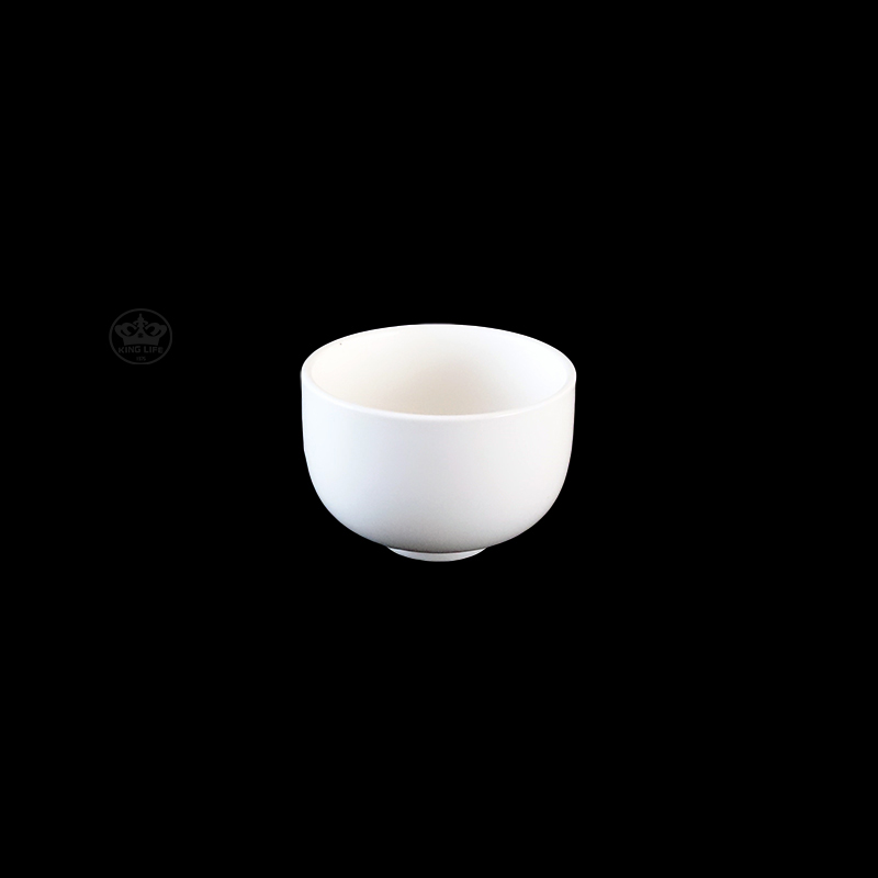 大同磁器 象牙強化 2.4寸矮杯 S001(7.5x7.5xH5.2cm/150cc)