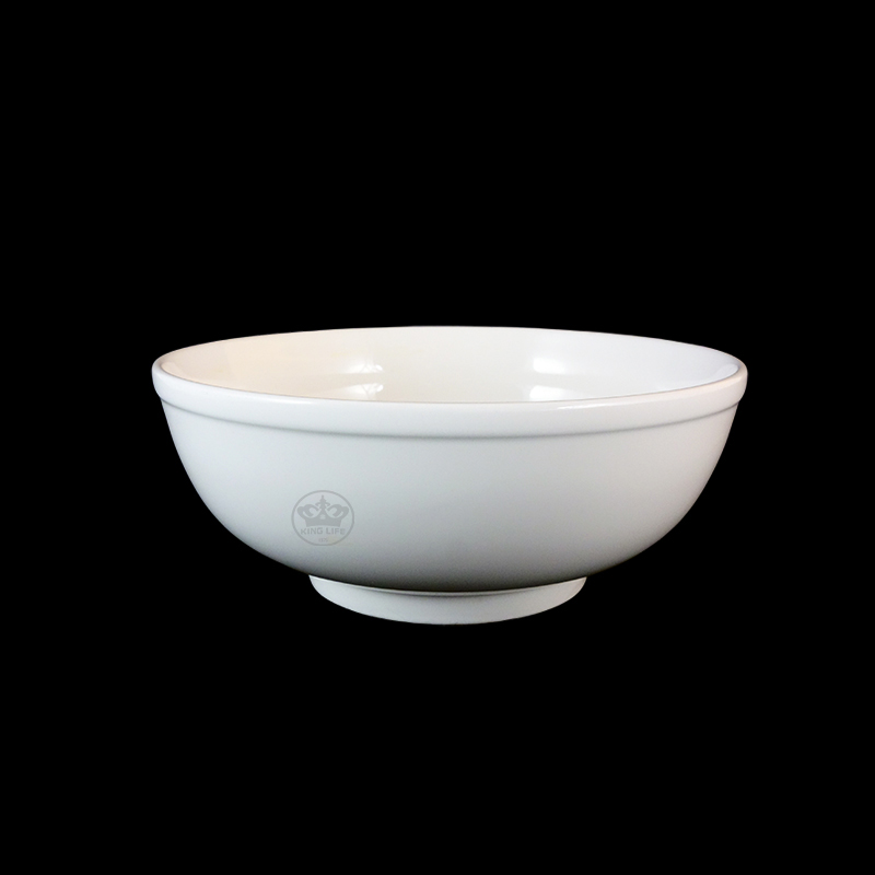 大同磁器 象牙強化 50型 8吋湯碗 S001(21x21xH8cm)