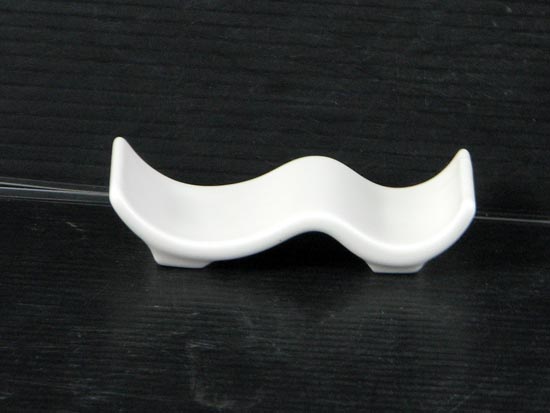 大同磁器 象牙強化 湯筷架 S001(7.8x3.4xH1.7cm)