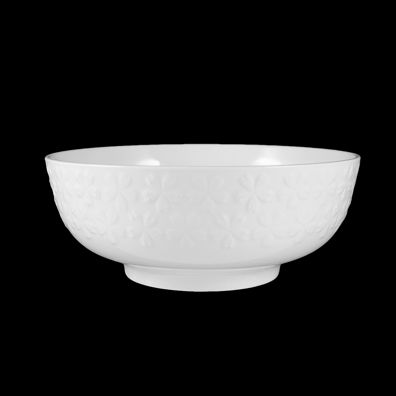 大同磁器 象牙強化 8吋中華湯碗 (櫻花)(20.8x20.8xH8.2cm/1500cc)