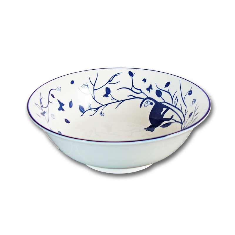 大同磁器 象牙強化 7吋 拉麵碗(貓) 148/15入(B17)